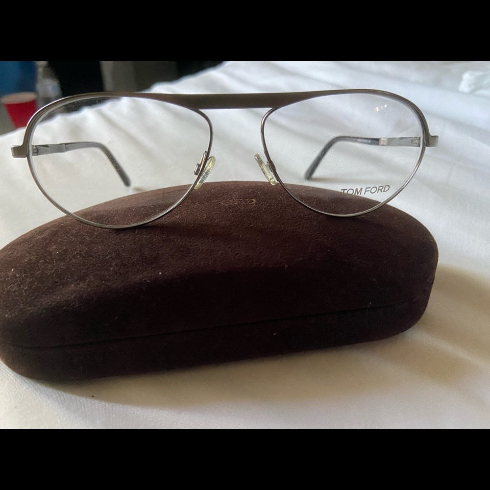Tom Ford Silver Black Authentic Frames Eyeglasses… - image 3